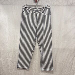 Ralph Lauren Cropped Striped Jeans